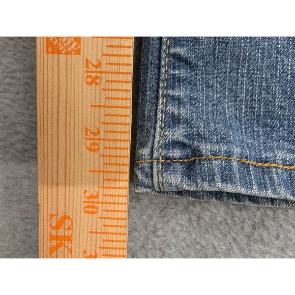 Levis 550 Jeans Womens Size 16 Blue Relaxed Boot Cut High Rise Comfort Stretch - Picture 7 of 14